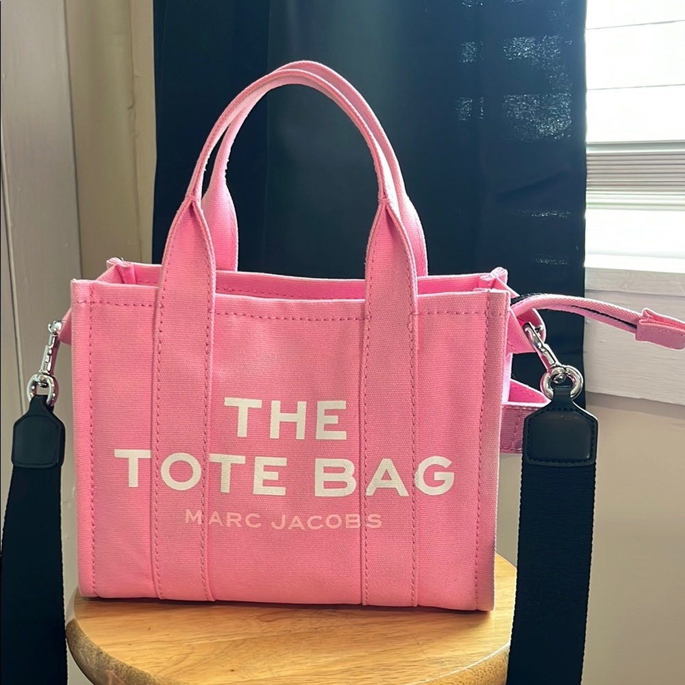 Marc Jacobs Small Pink Tote Bag ( canvas )